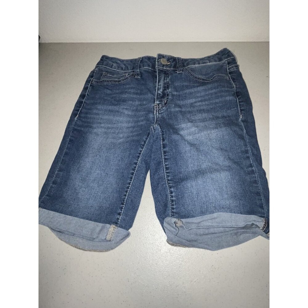 S O Jean Shorts Junior Women 5 28X9 Denim Cotton Blend Stretch